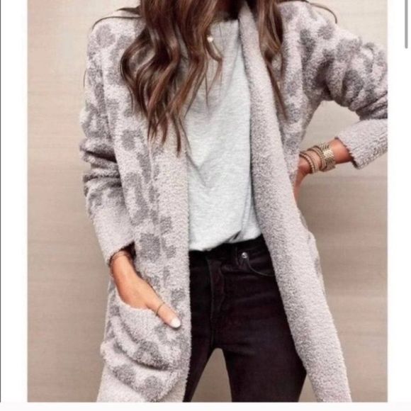 Barefoot Dreams Sweaters - Barefoot Dreams Leopard Cardigan, NWT, New w Tags